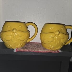 Yellow Chick Ceramic Mugs